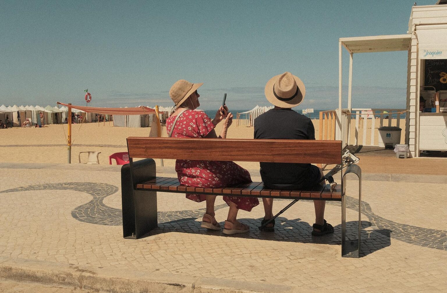 Contemplating Nazaré Beach